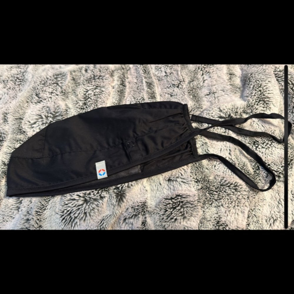 Black Scrub Cap